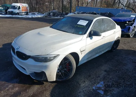 2018 BMW M3 z USA, uszkodzony, nr VIN WBS8M9C54J5L00351
